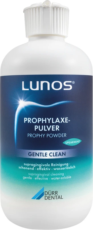 LUNOS® PROPHYLAXEPULVER GENTLE CLEAN  Packung  4 x 180 g Spearmint
