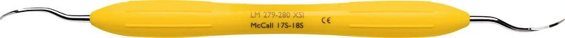 LM Universalkürette McCall  Stück  Figur 17S\18S, gelb, LM-ErgoMax Griff