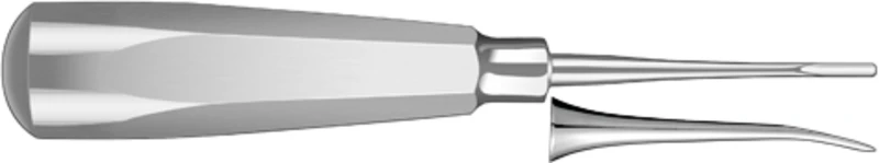 Wurzelheber LS  Stück  LS589\4, 2,5 mm, gebogen