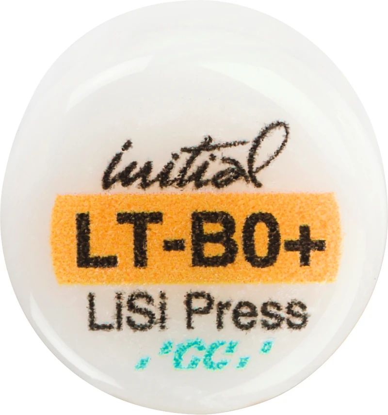 GC Initial LiSi Press  Packung  5 x 3 g Rohling B0+ LT