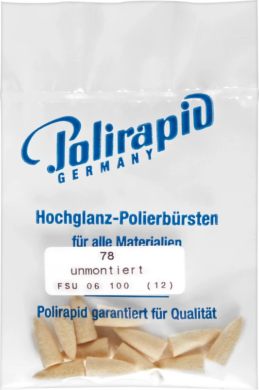 Filzkörper  Packung  12 Stück Nr. 78, unmontiert, Filz, Ø 6 mm, L: 15 mm