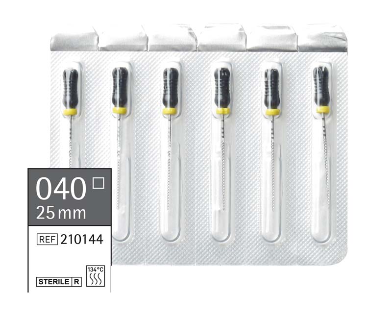 Omni K-Feilen steril  Packung  6 Stück steril, 25 mm, ISO 040