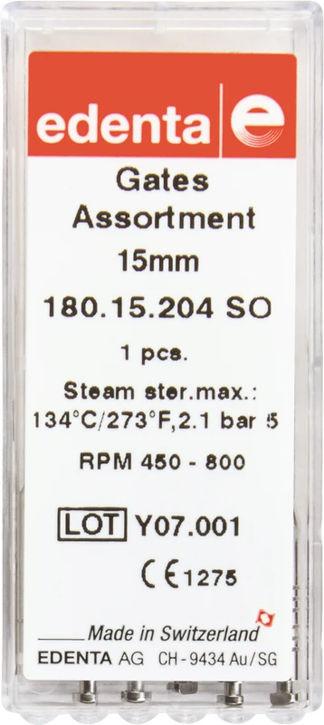 Gates 180  Sortiment  6 Stück 15 mm, RA