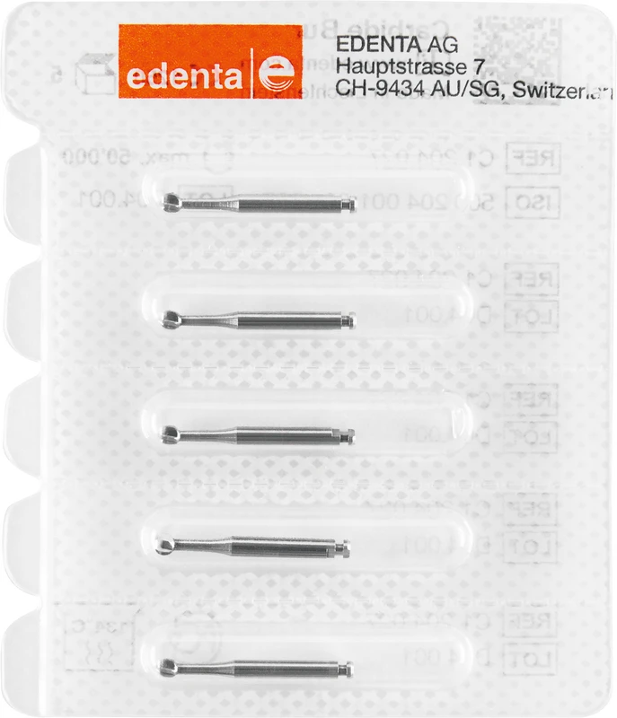 HM Bohrer C1  Packung  5 Stück RA, Figur 001, ISO 027