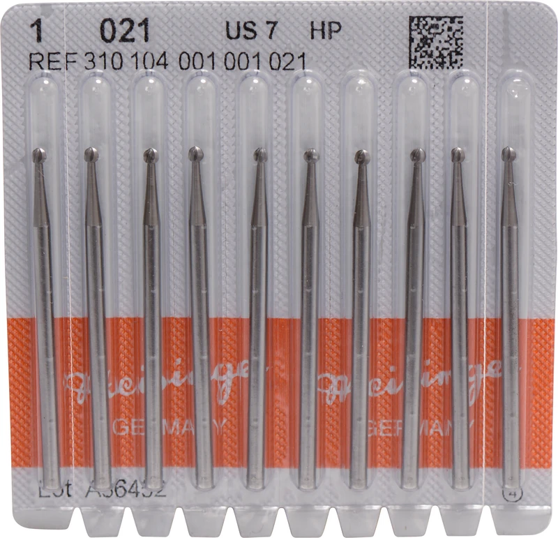 Stahlbohrer 1  Packung  10 Stück HP, Figur 001, ISO 021