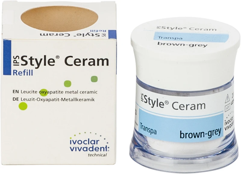 IPS Style® Ceram  Dose  20 g Pulver transparent brown-grey