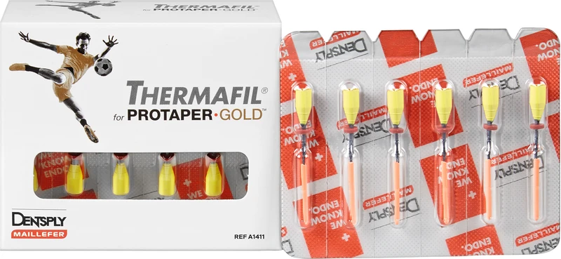 Thermafil ® for ProTaper Gold ®  Packung  5 x 6 Stück F1