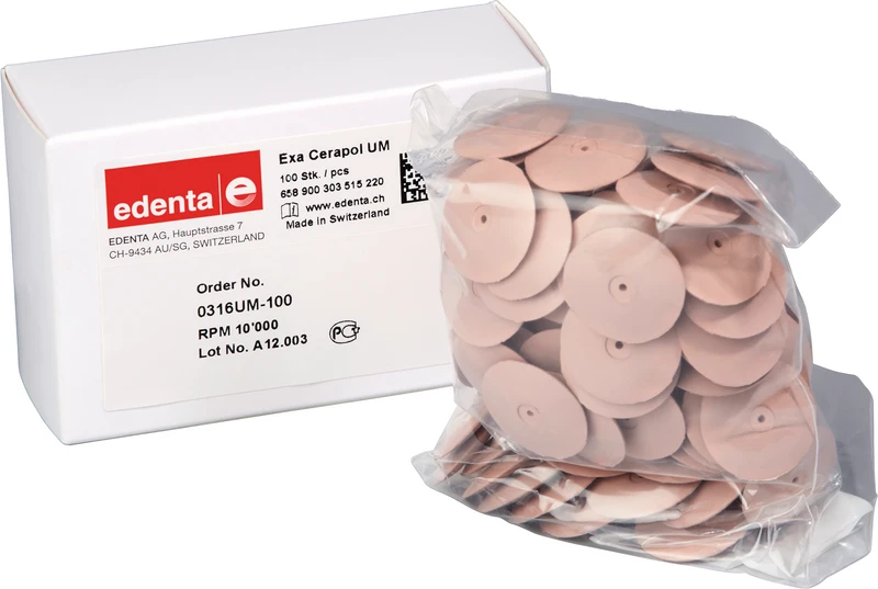 Exa Cerapol  Packung  100 Stück unmontiert, rosa, Figur 303, 3 mm, ISO 220