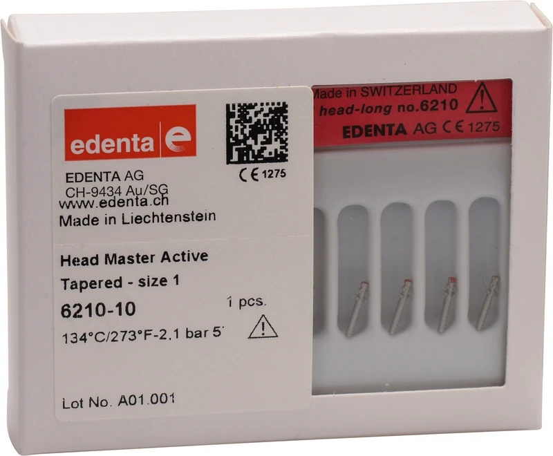 HeadMaster konisch, Aktiv  Packung  10 Titanstifte Gr. 1, kurz