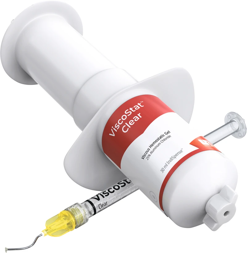 ViscoStat Clear   Kit  30 ml IndiSpense-Spritze, 20 Metal Dento-Infusor Tips, 20 x 1,2 ml Leerspritze