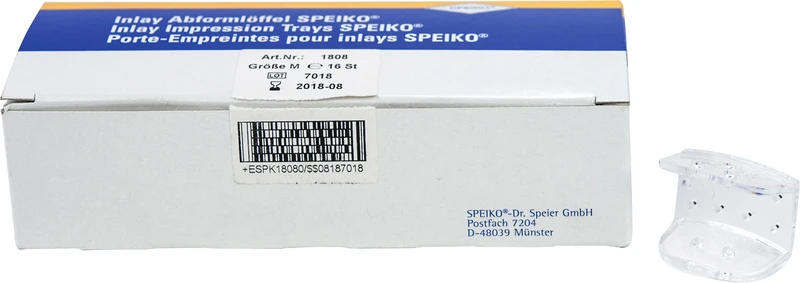 Inlay Abformlöffel SPEIKO®  Packung  16 Stück M, 3 cm