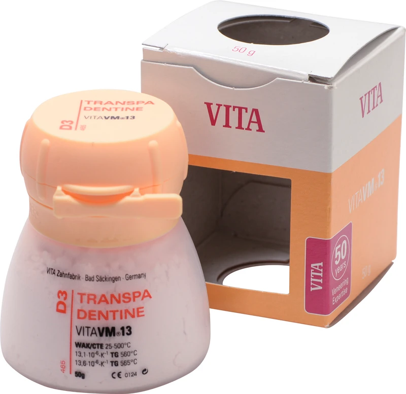 VITA VM® 13 classical A1-D4®  Dose  50 g Pulver transpa dentine D3