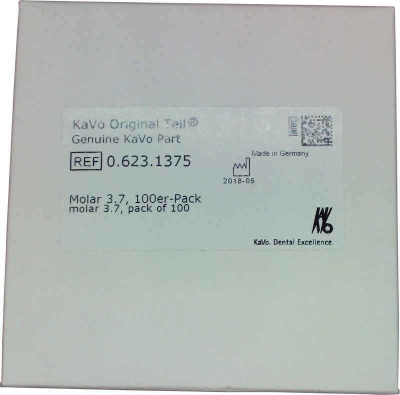 Schnappzahn Modell Molar  Packung  100 Stück Nr. 37