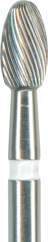 HM-Finierer TC379  Packung  5 Stück weiß, 30 Schneiden, RA, Figur 277 Eiform, 4,2 mm, ISO 023