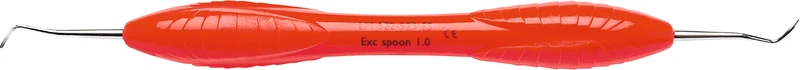 LM Exkavatoren   Stück  Ø 1 mm, löffelförmig, rot, LM-ErgoSense® Griff