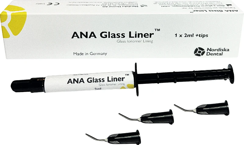 ANA Glass Liner  Stück  2 ml, 3 x Spitzen