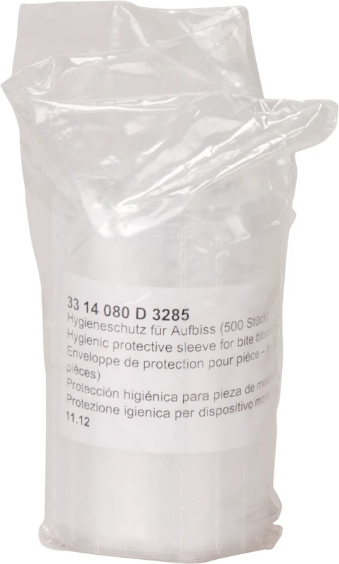 Hygieneschutzhüllen  Packung  500 Stück für ORTHOPHOS Aufbiss 80 x 40 mm