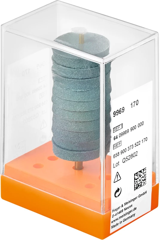 Universalpolierer 9969  Packung  10 Stück unmontiert, grün, Figur 373, 3 mm, ISO 170