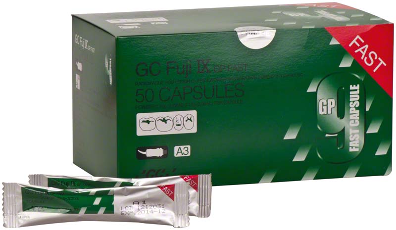 GC Fuji® IX GP  Packung  50 Kapseln A3 schnellhärtend
