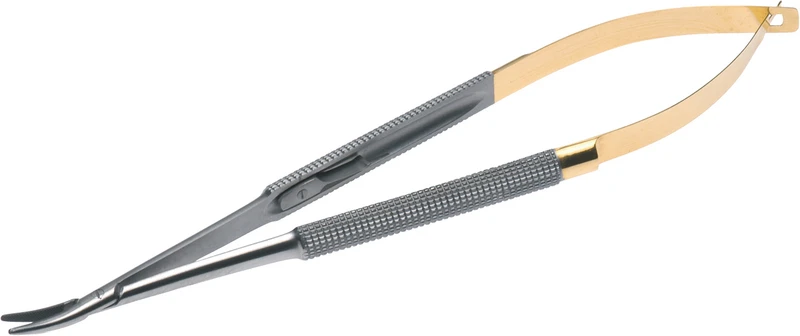 KKD® Nadelhalter TC Line nach Castroviejo  Stück  NH-TCCVc18, 18 cm, gebogen