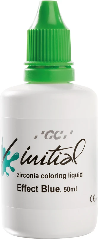 GC Initial Zirconia Coloring Liquid  Flasche  50 ml Liquid effect blue