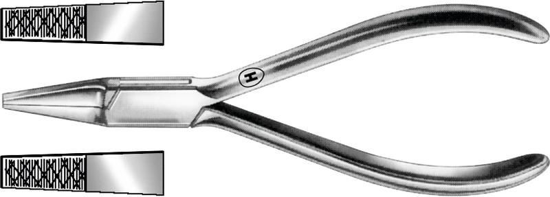 Flachspitzzangen  Stück  HSL 474-13, 130 mm