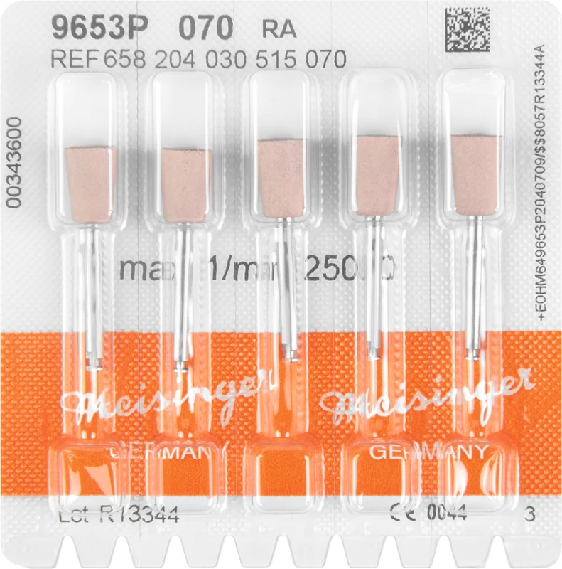 Porzellanpolierer 9653  Packung  5 Stück rosa, RA, Figur 030, 10 mm, ISO 070