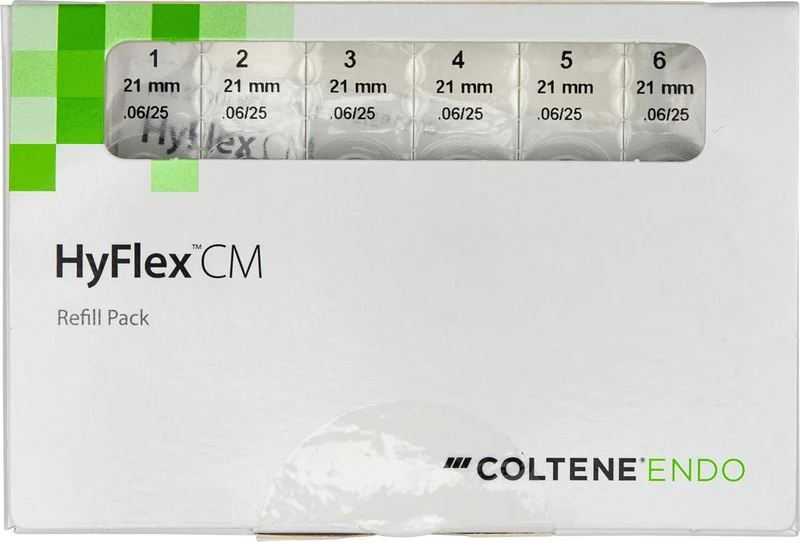 HyFlex® CM  Packung  6 Stück 21 mm, Taper.06 ISO 025