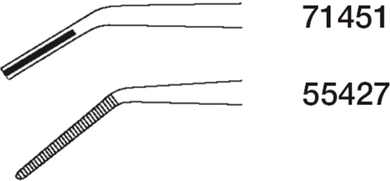 Zahnpinzetten  Stück  155 mm, mit Schloss