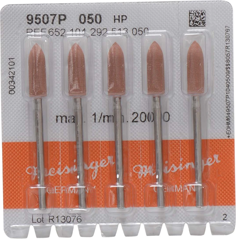 Universalpolierer 9507  Packung  5 Stück braun mittel, HP, Figur 292, 16 mm, ISO 050