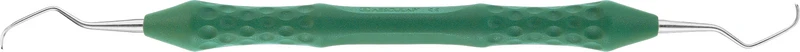 Gracey-Küretten AC  Stück  Figur 7\8, 170 mm, Prämolaren, Molaren, PEEK Griff, grün