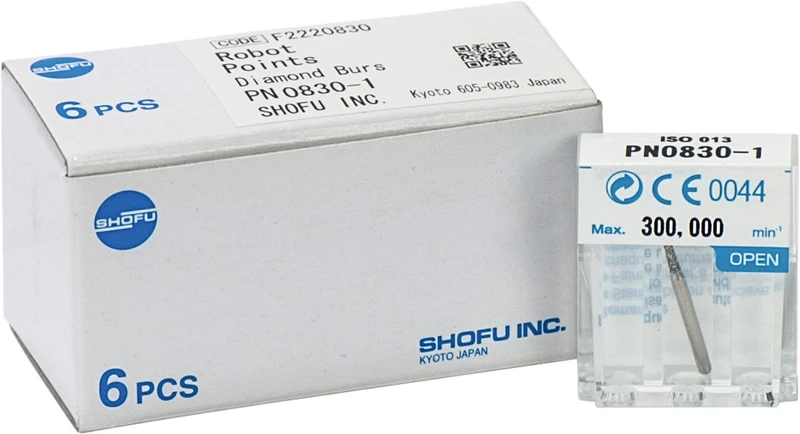 Robot Points FG  Packung  6 Stück FG, Figur Konus Stirn flach, 5 mm, ISO 013