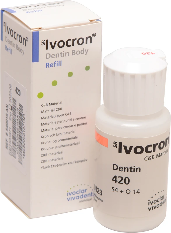 SR Ivocron®  Flasche  30 g Pulver dentin 420\6B