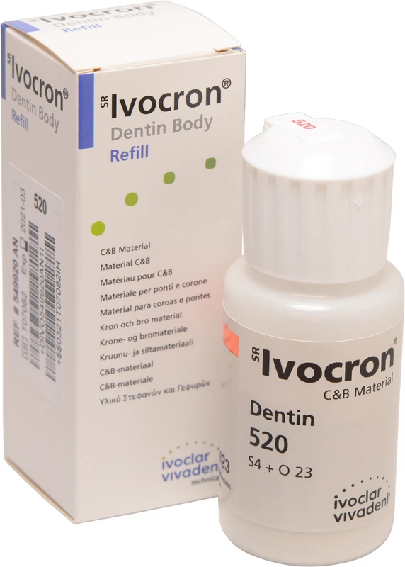 SR Ivocron®  Flasche  30 g Pulver dentin 520\4C