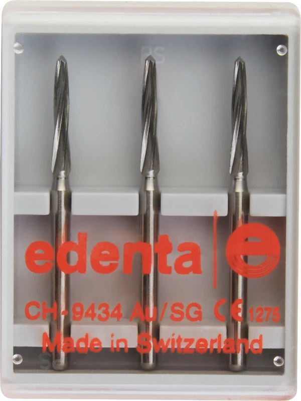 Chirurgie Knochenfräser nach Lindemann RF161  Packung  3 Stück FG XL, Figur 408, 9 mm, ISO 016