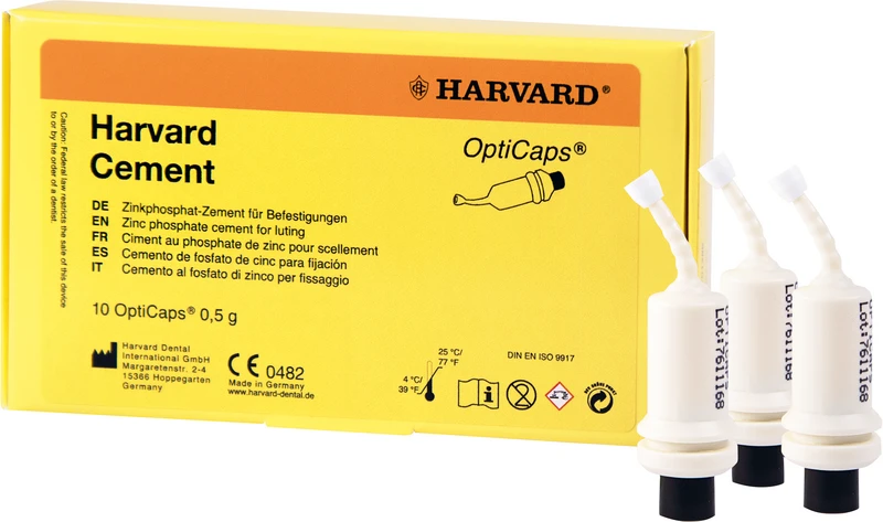 Harvard Cement OptiCaps®  Packung  10 Kapseln Zementfarbe weißlich gelb