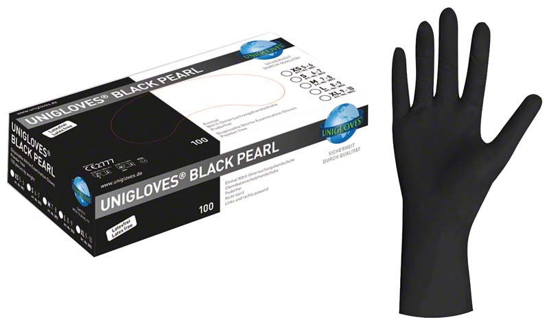 BLACK PEARL  Packung  100 Stück puderfrei, schwarz, M