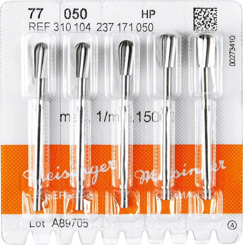 Stahlfräser 77  Packung  5 Fräser ISO 050, HP