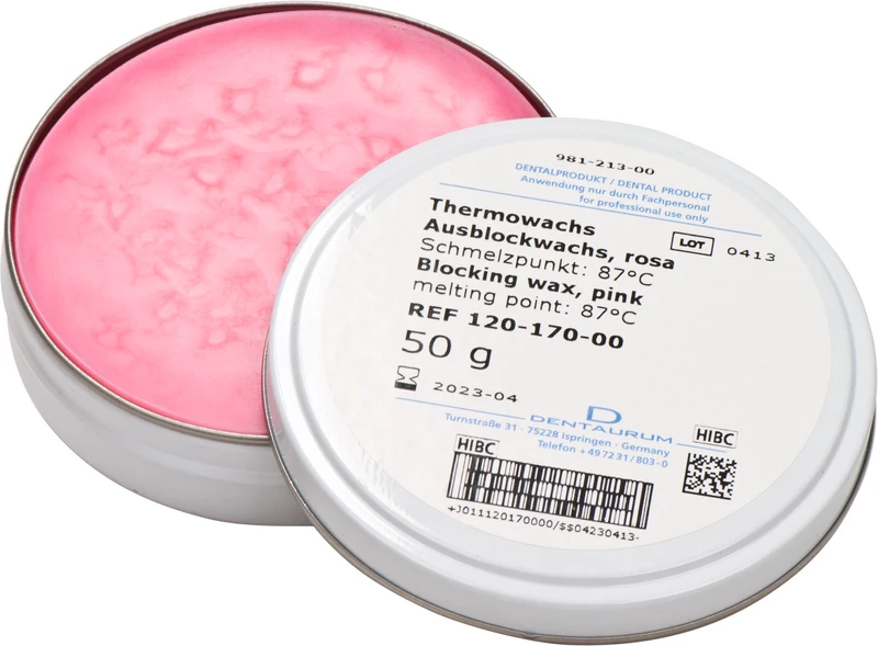 Thermowachs  Dose  50 g rosa
