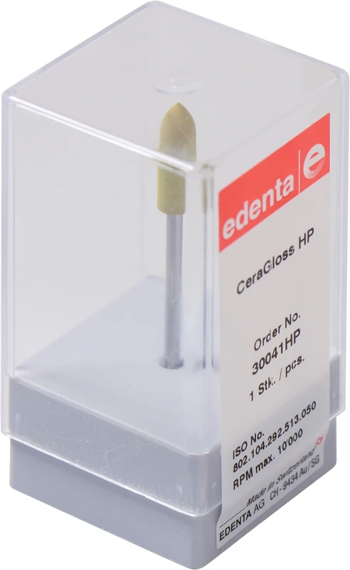 CeraGloss  Stück  gelb superfein, HP, Figur 292, 16 mm, ISO 050