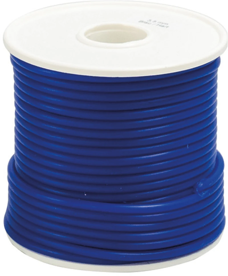 Wachsdraht  Rolle  250 g blau, hart, Ø 2,5 mm