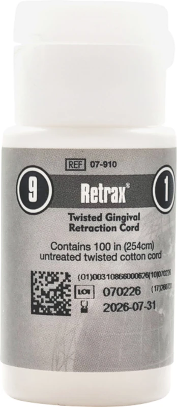Retrax®  Flasche  254 cm Faden Nr. 9\1