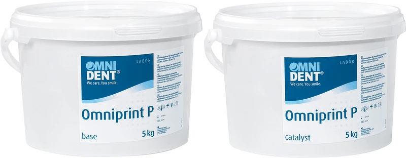 Omniprint P  Packung  5 kg Eimer Base, 5 kg Eimer Katalysator