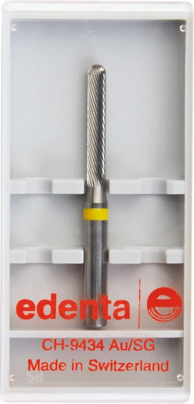 HM Parallelfräser 2666F  Stück  Fasenschliff, linksdrall, gelb superfein, HPK 123, Figur 137, 15 mm, ISO 023