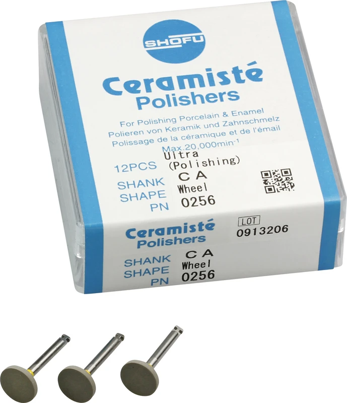 Ceramisté  Packung  12 Stück gelb ultra, RA, Figur Rad, ISO 090