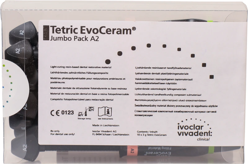 Tetric® EvoCeram  Jumbopackung  10 x 3 g Spritze A2