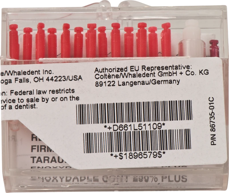 TMS® LINK  Packung  20 Einzelstifte, Bohrer K-91, Handschraubschlüssel, Minikin rot L511