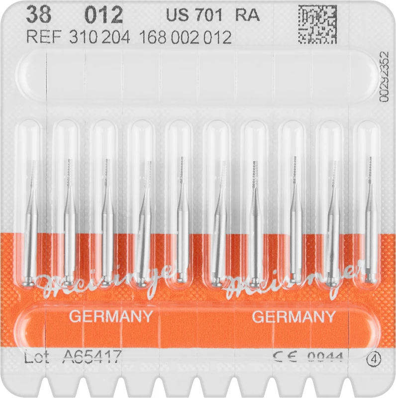 Stahlbohrer 38  Packung  10 Stück RA, Figur 168, 4,5 mm, ISO 012