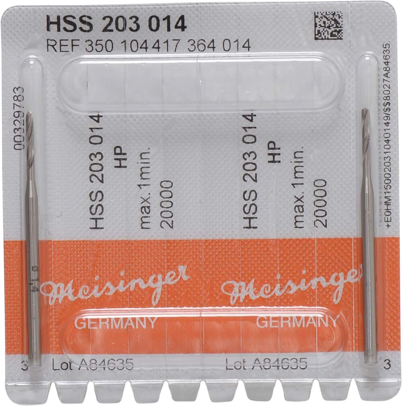 Spiralbohrer HSS 203  Packung  2 Stück HP, Figur 417, 10 mm, ISO 014
