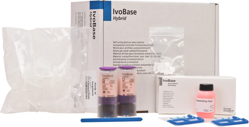 IvoBase® Hybrid  Kapsel Set  20 Stück pink-V implant